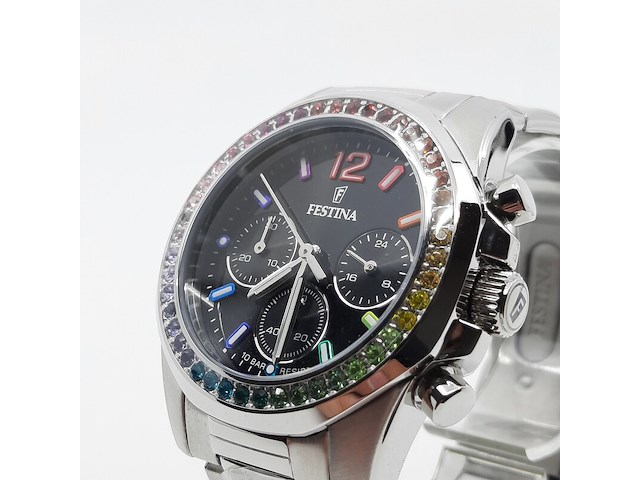 Dames polshorloge, festina, rainbow - afbeelding 19 van  20