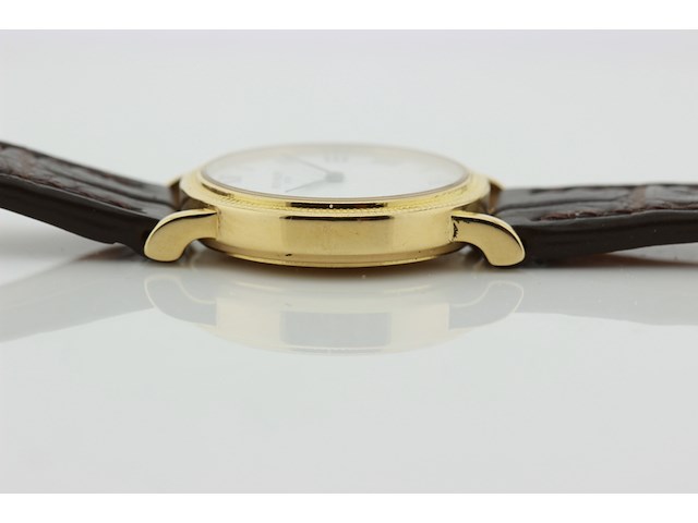 Dames polshorloge, patek philippe, calatrava, witte wijzerplaat, 1999 - afbeelding 10 van  13