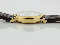 Dames polshorloge, patek philippe, calatrava, witte wijzerplaat, 1999 - afbeelding 10 van  13