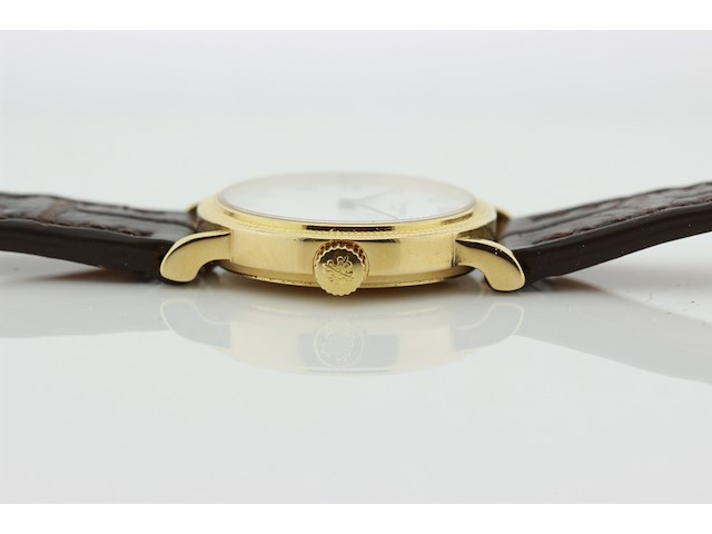 Dames polshorloge, patek philippe, calatrava, witte wijzerplaat, 1999 - afbeelding 11 van  13