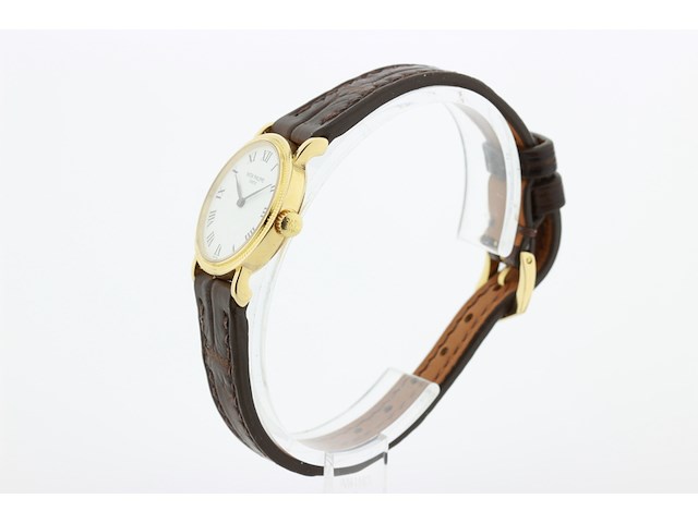 Dames polshorloge, patek philippe, calatrava, witte wijzerplaat, 1999 - afbeelding 5 van  13