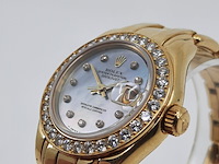 Dames polshorloge, rolex, datejust pearlmaster - afbeelding 2 van  24