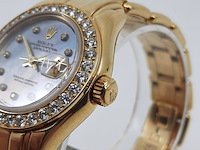 Dames polshorloge, rolex, datejust pearlmaster - afbeelding 3 van  24