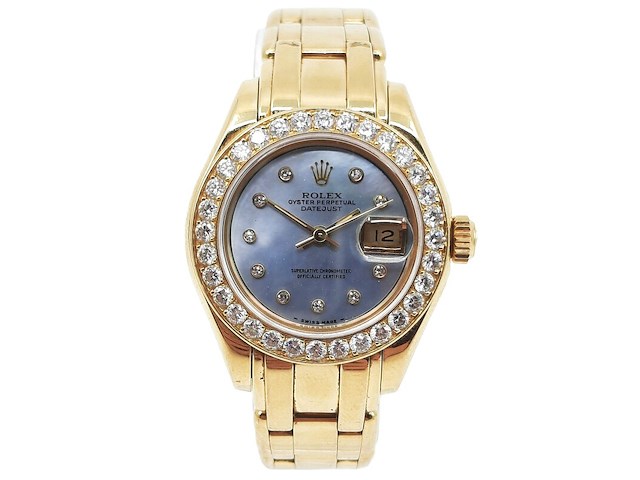 Dames polshorloge, rolex, datejust pearlmaster - afbeelding 1 van  24