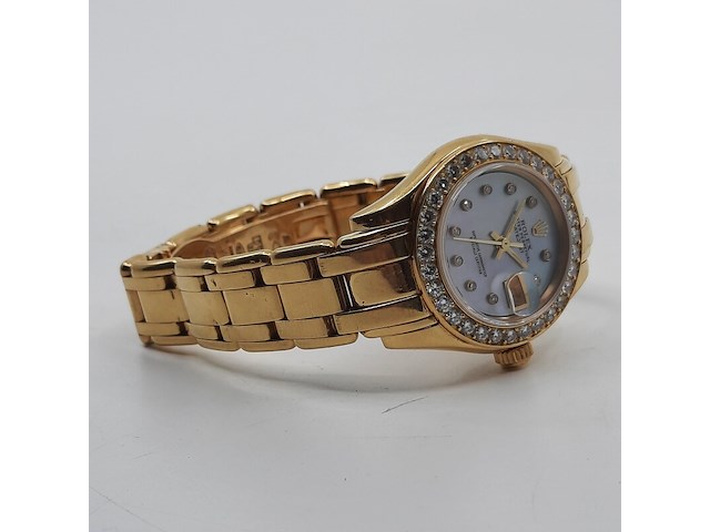 Dames polshorloge, rolex, datejust pearlmaster - afbeelding 15 van  24
