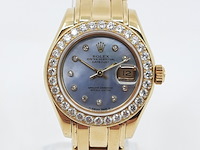 Dames polshorloge, rolex, datejust pearlmaster - afbeelding 12 van  24