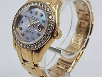 Dames polshorloge, rolex, datejust pearlmaster - afbeelding 18 van  24