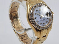 Dames polshorloge, rolex, datejust pearlmaster - afbeelding 24 van  24