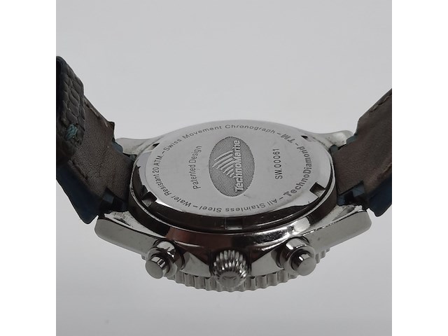 Dames polshorloge, technomarine, technodiamond chronograph - afbeelding 4 van  18