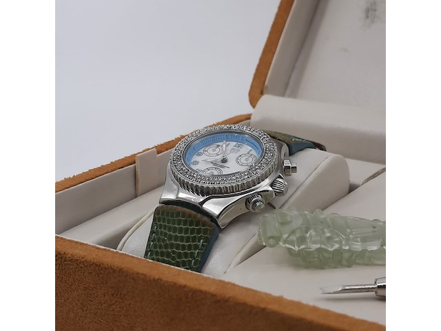 Dames polshorloge, technomarine, technodiamond chronograph - afbeelding 8 van  18