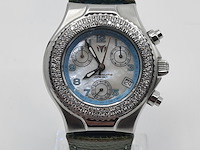 Dames polshorloge, technomarine, technodiamond chronograph - afbeelding 1 van  18