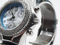 Dames polshorloge, technomarine, technodiamond chronograph - afbeelding 18 van  18