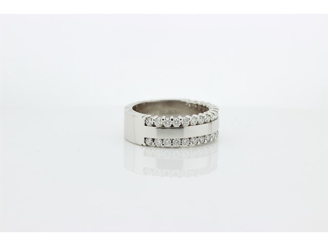 Dames ring dubbele halve alliance - afbeelding 2 van  7