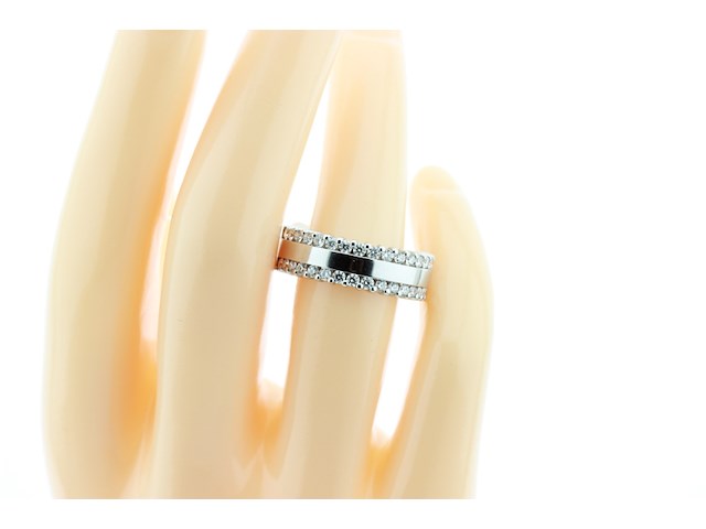 Dames ring dubbele halve alliance - afbeelding 5 van  7