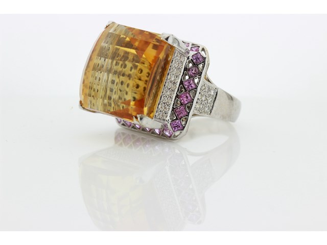 Dames ring kleursteen ring - afbeelding 2 van  8