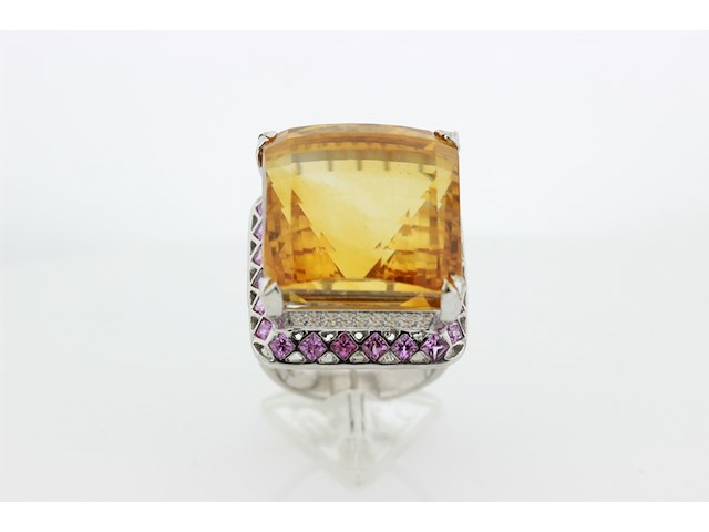 Dames ring kleursteen ring - afbeelding 3 van  8