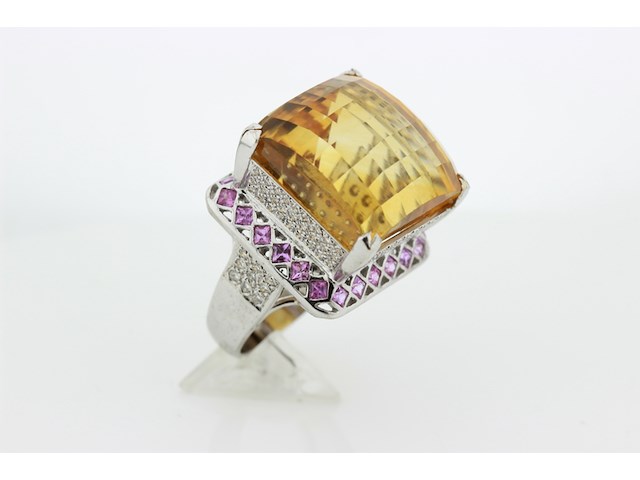 Dames ring kleursteen ring - afbeelding 4 van  8