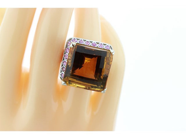 Dames ring kleursteen ring - afbeelding 5 van  8