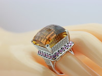 Dames ring kleursteen ring - afbeelding 6 van  8