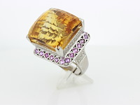 Dames ring kleursteen ring - afbeelding 7 van  8