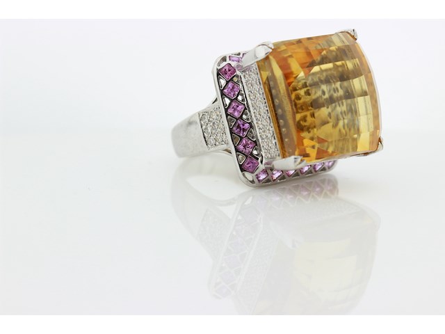 Dames ring kleursteen ring - afbeelding 8 van  8