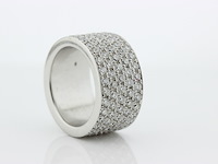 Dames ring pave ring - afbeelding 2 van  5