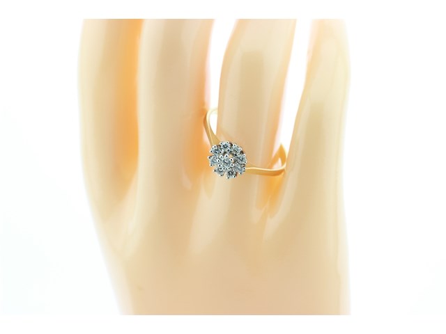 Dames ring rozetring - afbeelding 8 van  8