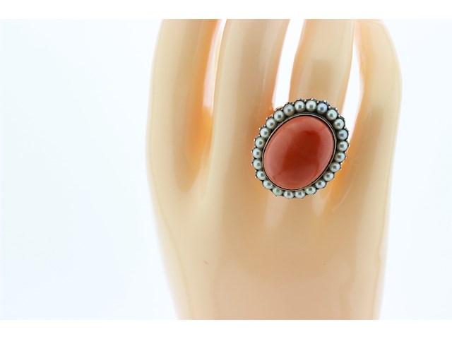 Dames ring rozetring - afbeelding 7 van  7