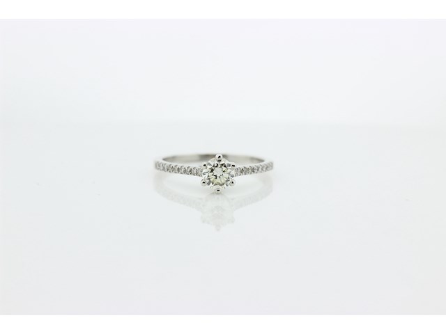 Dames ring solitair ring - afbeelding 1 van  7