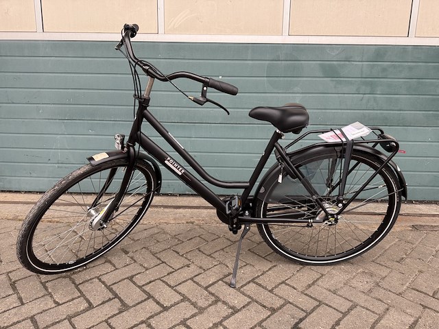 Dames stadsfiets 50 cm 3 versnellingen, pointer, vylora, mat zwart - afbeelding 1 van  11