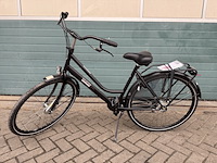 Dames stadsfiets 50 cm 3 versnellingen, pointer, vylora, mat zwart - afbeelding 1 van  11