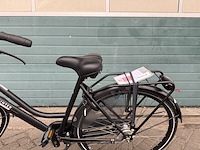Dames stadsfiets 50 cm 3 versnellingen, pointer, vylora, mat zwart - afbeelding 5 van  11