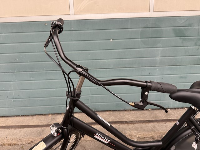 Dames stadsfiets 50 cm 3 versnellingen, pointer, vylora, mat zwart - afbeelding 10 van  11