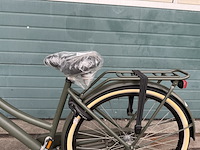 Dames stadsfiets 53 cm 3 versnellingen, popal daily dutch prestige n3, army green - afbeelding 14 van  16