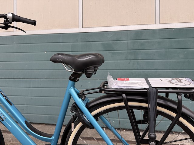 Dames stadsfiets 53 cm 7 versnellingen pointer, solara, tintel blue - afbeelding 10 van  13