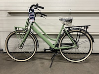 Dames stadsfiets 57 cm 3 versnellingen, bsp, la dolce vita n3, retro groen