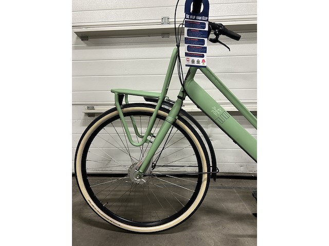 Dames stadsfiets 57 cm 3 versnellingen, bsp, la dolce vita n3, retro groen - afbeelding 12 van  20