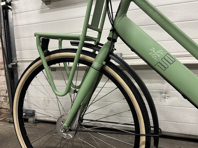 Dames stadsfiets 57 cm 3 versnellingen, bsp, la dolce vita n3, retro groen - afbeelding 17 van  20