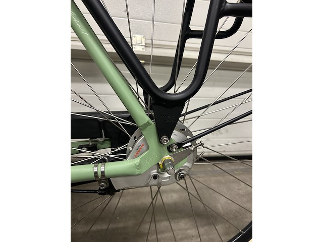 Dames stadsfiets 57 cm 3 versnellingen, bsp, la dolce vita n3, retro groen - afbeelding 19 van  20