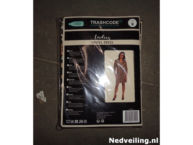 Dames travel dress panter print maat m - afbeelding 2 van  3