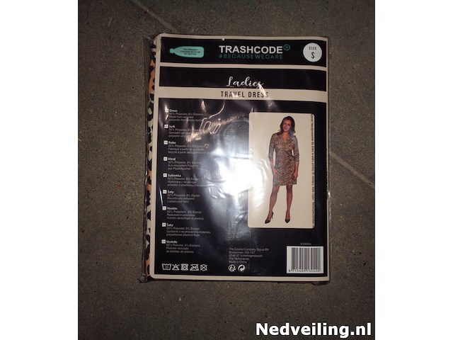 Dames travel dress panter print maat s - afbeelding 3 van  3