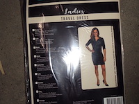 Dames travel dress zwart maat l - afbeelding 3 van  3