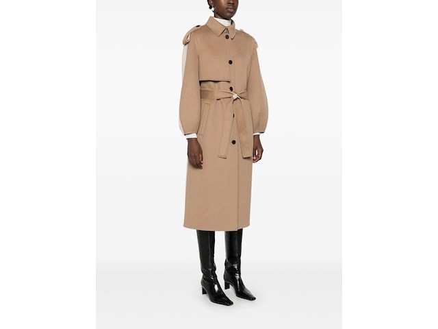 Dames wollen jas mackage, ceyla, licht beige - afbeelding 1 van  1