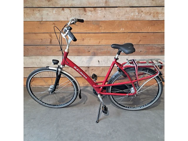 Damesfiets, batavus, mambo spirit, rood - afbeelding 10 van  17