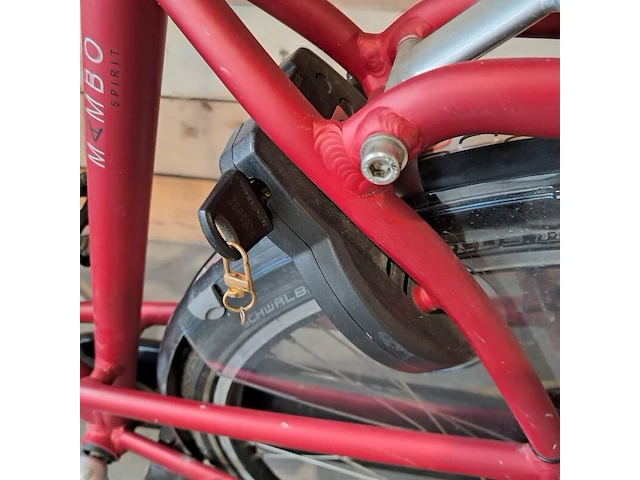 Damesfiets, batavus, mambo spirit, rood - afbeelding 16 van  17