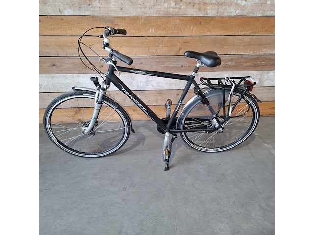 Damesfiets en herenfiets, batavus / target skyline, toerfiets, bruin / zwart, 2005 - afbeelding 2 van  7