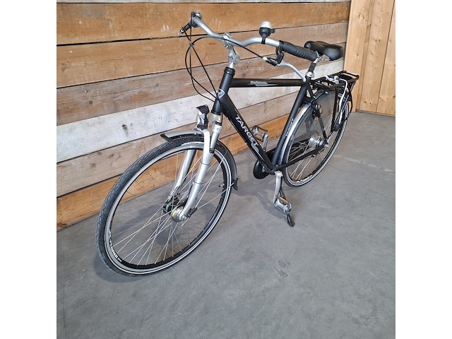 Damesfiets en herenfiets, batavus / target skyline, toerfiets, bruin / zwart, 2005 - afbeelding 3 van  7