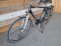 Damesfiets en herenfiets, batavus / target skyline, toerfiets, bruin / zwart, 2005 - afbeelding 3 van  7