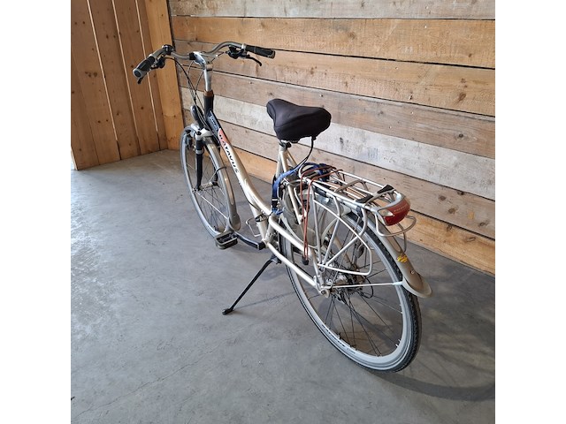 Damesfiets en herenfiets, batavus / target skyline, toerfiets, bruin / zwart, 2005 - afbeelding 7 van  7