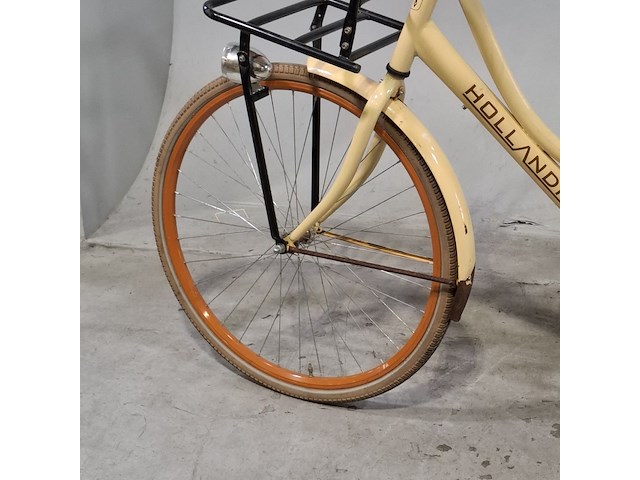 Damesfiets, hollandia, camel - afbeelding 7 van  16